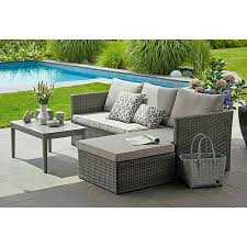 Õngeritv rulliga westline sunrise 2,7 m. Sunfun Loungemobel Set Sandra 3 Tlg Polyrattan Hellgrau Anthrazit Bauhaus