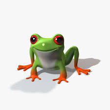 Cartoon Frog 3d Model Cartoon 3d Model Frog