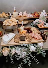 Rustic Food Sweet Table From A Glam Floral Baby Shower On Kara S Party Ideas Karaspartyideas Com Baby Shower Flowers Floral Baby Shower Rustic Baby Shower