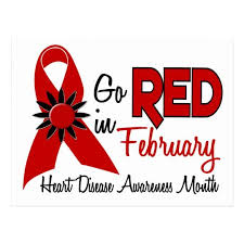 Heart Disease Awareness Month Red Ribbon 1 2 Postcard Zazzle Com In 2020 Heart Disease Awareness Month Heart Disease Awareness Disease Awareness