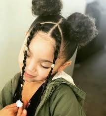 What i love about this hairstyle for black girls is the gold band and the curls. Pin By Kelsey Howard On Cabelo Black Kids Hairstyles Black Girl Natural Hair Kids Curly Hairstyles