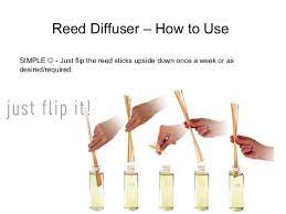 Flip sticks so that the dry side of the sticks is now closest to the bottle and the saturated end is in the air. Reed Diffuser Aroma Benefits
