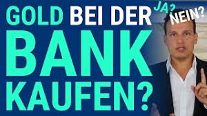 Daher sollten gerade einsteiger einige grundlegende dinge wissen. Gold Bei Der Bank Kaufen Ja Oder Nein Gold Youtube