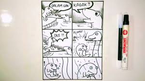 Contoh narrative text legend populer di indonesia englishcoo. Gambar Komik Lucu Yang Mudah Digambar Youtube