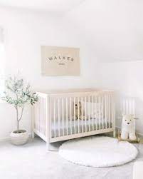 Just because you have a tiny nursery, or you are sharing a small room with your baby doesn't mean that you have to sacrifice style. 740 White Baby Rooms Ideas In 2021 Nursery Baby Nursery Nursery Inspiration