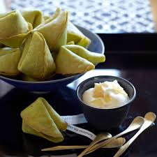 Green-Tea Fortune Cookies