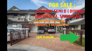 Beraneka pilihan pelan pelan rumah banglo setingkat banglo 2 tingkat dengan rekabentuk. For Sale Semi D 2 Tingkat Seksyen 24 Shah Alam Nice Renovation Kini Property