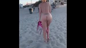 Hotwife on the beach