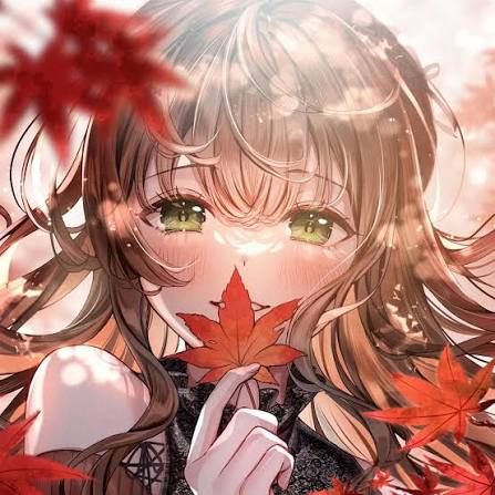 紅葉と君🍁 #イラスト #女の子イラスト #illustrator #illustration #illust #illustrations #kawaiigirls #いらすとぐらむ #イラストレーターと繋がりたい #秋イラスト