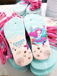 chinelo infantil de sereia chinelo infantil chinelos personalizados chinelo
