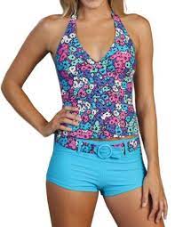 2 Piece Halter Tankini Boy Shorts Swimsuit Set For Only 29 99 You Save 19 01 39 Swimsuits Swimwear Tankini Swimsuit Design