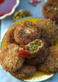 Mutton Keema Cutlets With Chutney Onewholesomemeal Recipe Food Mutton Recipes Recipes