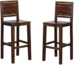 Stain the seat and lay it on a level surface. Solid Wood Bar Stools Chairs Buy Solid Wood Bar Stools Chairs Online At Best Prices In India Flipkart Com