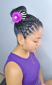 Idea de peinado para niñas 💜🕷