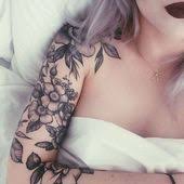 719f33e8c712061176a4717209737a32 Flower Arm Sleeve Tattoo Black Rose Tattoo Sleeve Jpg 736 736 Tattoos Cute Girl Tattoos Vine Tattoos