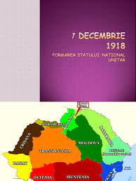 După ce ţarul a fost detronat, populaţia provinciei începe să se organizeze. Formarea Statului National Unitar Roman Ppt