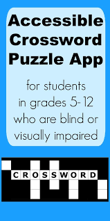 Maybe you would like to learn more about one of these? Accessible Crossword Puzzle App Paths To Literacy