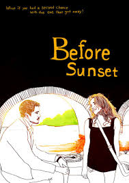 I drew julie delpy in another paper and joined the two on ps. Before Sunset By Soulist Aurora One Of My Favorite Movies Before Sunrise Movie Cinema Posters Alternative Movie Posters