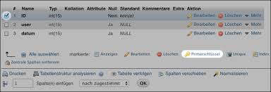 Ziehen sie dazu einfach die gewünschte spalte der einen tabelle auf die spalte der anderen tabelle. Phpmyadmin Auto Increment Zu Einer Tabellen Spalte Zufugen