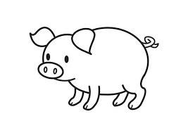 These free, printable summer coloring pages are a great activity the kids can do this summer when it. Cute Pig Coloring Page Coloring Sky Cute Pigs Coloring Pages Pig Pictures