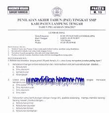 Maybe you would like to learn more about one of these? Naskah Soal Pat Ukk Ips Kelas 7 Smp Mts Tahun 2018