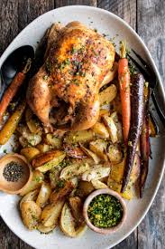 Salt Pepper Roast Chicken Dinner The Original Dish Recipe Roast Chicken Dinner Roast Chicken Recipes Chicken Dinner