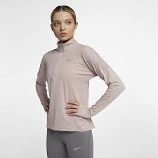 Nike Dri Fit Element Women S Long Sleeve Running Half Zip Top Fitnessapparelexpress Com Women Long Sleeve Running Shirt Running Shirts Womens Workout Outfits