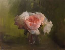 Roses For Heather By Kathleen Speranza Oil 12 X 16 Rose Painting Still Life Flowers Flower Painting