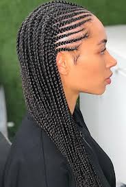 Cornrows And Singles Braided Hairstyles Half Braided Hairstyles Cool Braid Hairstyles