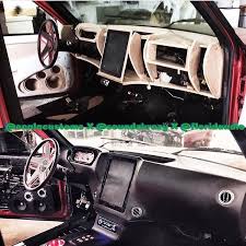 Custom Fiberglass Dash Interior Door Panels Console Tablet Ipad Becausess Custom Car Interior Truck Interior Custom Car Audio