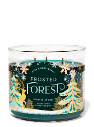 Frosted Forest 3 Wick Candle Bath Body Works