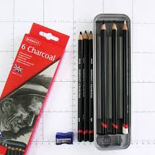 Jual Derwent Charcoal Tin Set 6 Pensil Arang Set Kab Bandung Stora Art Supplier Tokopedia