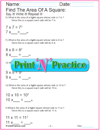 It helps to have a chart for the roots which is why we include the charts in. 18 Exponent Worksheets For Practice Definition Squares Cubes Laws