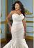 Mermaid Full Figured Wedding Dresses