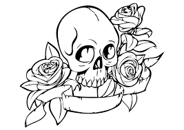Kali is the goddess of preservation, transformation and destruction (in hinduism). Sugar Skull Skull And Roses Coloring Pages Novocom Top