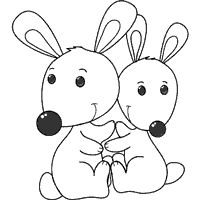 Get crafts, coloring pages, lessons, and more! Pat A Cake Rabbits Coloring Pages Surfnetkids