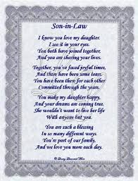 Son In Law To Be Poem Niece Quotes Daughter In Law Quotes Granddaughter Quotes