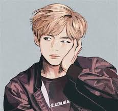 V Bts Drawings Mungfali Fan Art Risunki Muzhskie Illyustracii