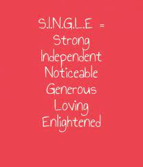 Single is not a status.it describes a person who is strong enough to live and enjoy life without depending on others. whether you've been single your whole life or have gone through breakups, your experiences shape who you as a stronger and wiser woman. 20 Inspirational Quotes For Women Who Love Being Single Yourtango