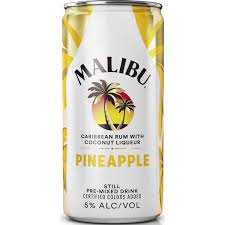 The refreshing elixir comes in a 70cl bottle, ready to be mixed into. Malibu Cans Pineapple 200 Ml Instacart