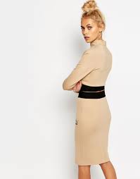 Buy puma women's natural camel bodycon skirt co ord. Puma Camel Long Sleeve Crop Top Co Ord Shopperboard