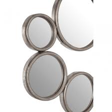 This mirror perfectly combines fun design elements with sophisticated glamour. Zodiac Large Silver Multi Circle Wall Mirror Mirrored Glass Silver Clanbay