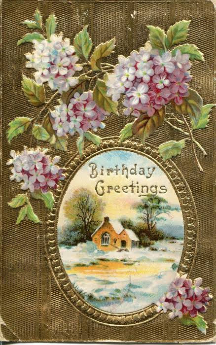 Birthday Greetings — Just the wish of gold, Though so often told, simple, true, Sincere - Happy Birthday, dear.