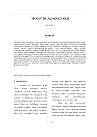 Komunikasi bukan hanya soal berbicara antar dua orang atau lebih. Https Jurnaliainpontianak Or Id Index Php Alhikmah Article Download 85 79