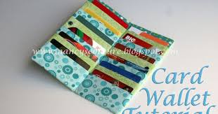 We are the original and handmade in the u.s.a. Nancy S Couture So Many Cards So Little Room Card Wallet Tutorial Sewing Crafts Wallet Tutorial