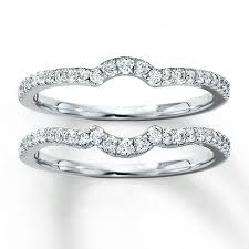 Wedding Band To Go Around The Ring Adds Bling Diamond Wedding Bands Double Band Wedding Ring Womens Wedding Bands