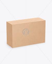 Download Kraft Box Mockup In Box Mockups On Yellow Images Object Mockups