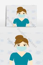 Polish your personal project or design with these masker transparent png images, make it even more personalized and. Lady Doctor Cartoon Wearing Mask Covid 19 Png Images Eps Free Download Pikbest