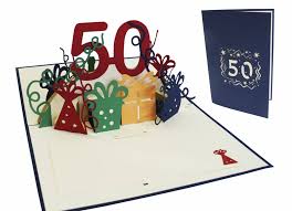 Weitere ideen zu pop up karten, pop up, karten. Pop Up 3d Karte Geburtstagskarte Gutschein Klappkarte 50 Geburtstag Pop Up Karten Von Lin Online Shop Fur 3d Grusskarten Papeterie Exklusive Geschenke Und Designprodukte