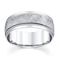 Novell 14k White Gold 8mm Wedding Band 8mm Wedding Band White Gold 14k White Gold